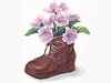 靴と花